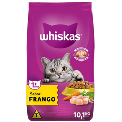 Ração Whiskas Para Gatos Adultos Sabor Frango 10,1kg