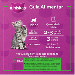 Ração Úmida Whiskas Sachê Sabor Frango Ao Molho Para Gatos Filhotes 85gr