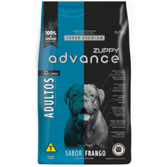 Ração Zuppy Advance Para Cães Adultos Raças Médias E Grandes Sabor Frango 15kg